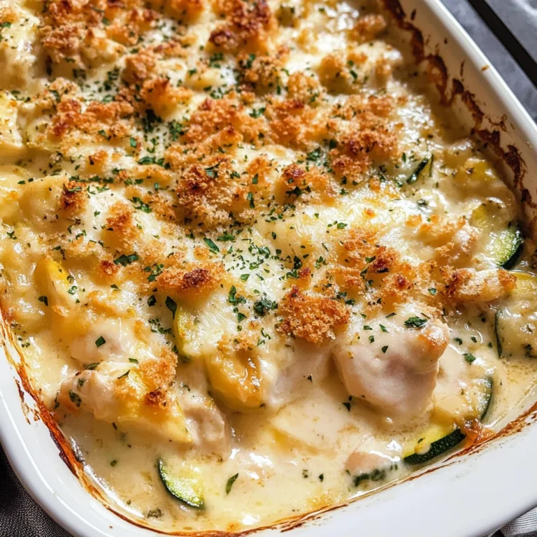 Chicken Zucchini Casserole Recipe