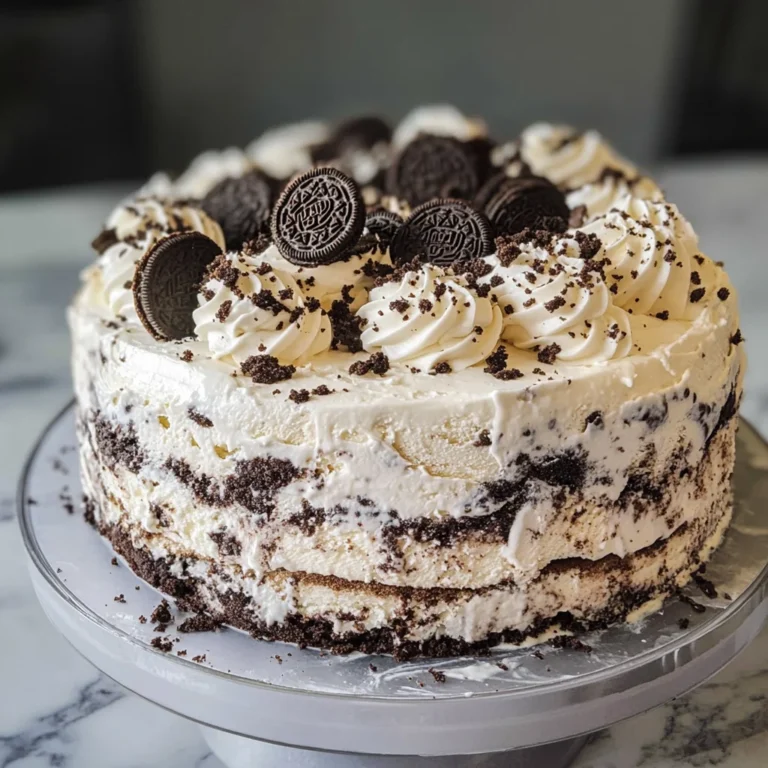 Cookies and Cream Ice Cream Cake