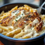 Creamy Chicken Alfredo Pasta Bowls