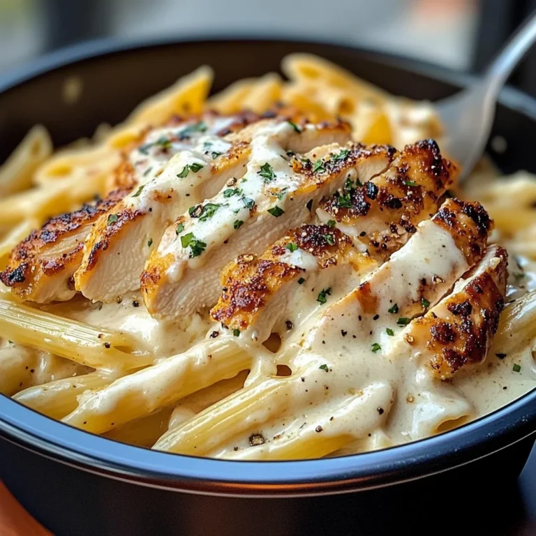 Creamy Chicken Alfredo Pasta Bowls
