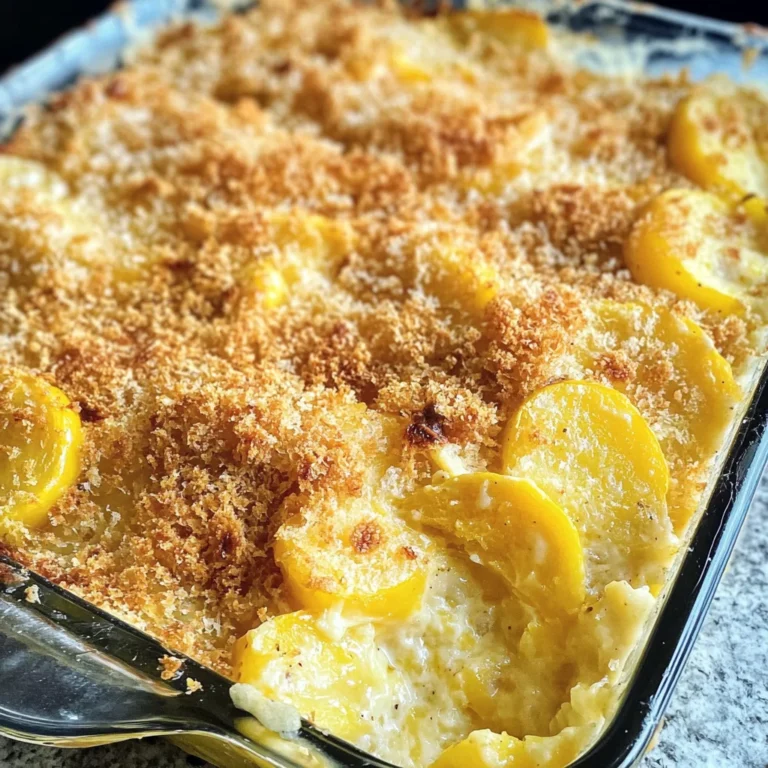 Easy Yellow Squash Casserole