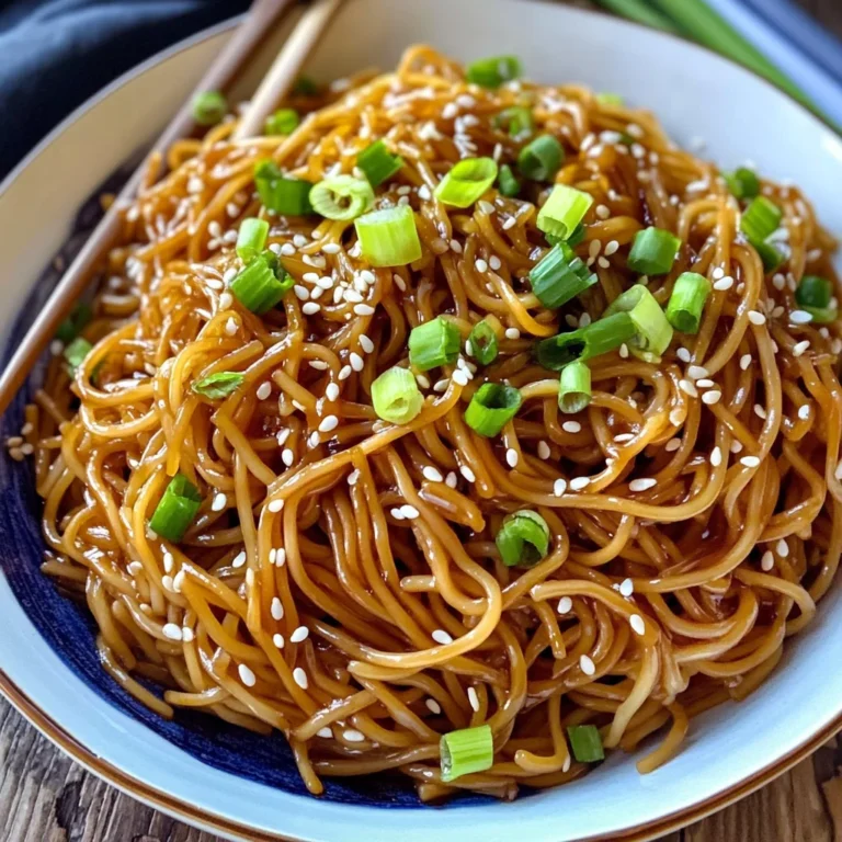 Garlic Sesame Lo Mein
