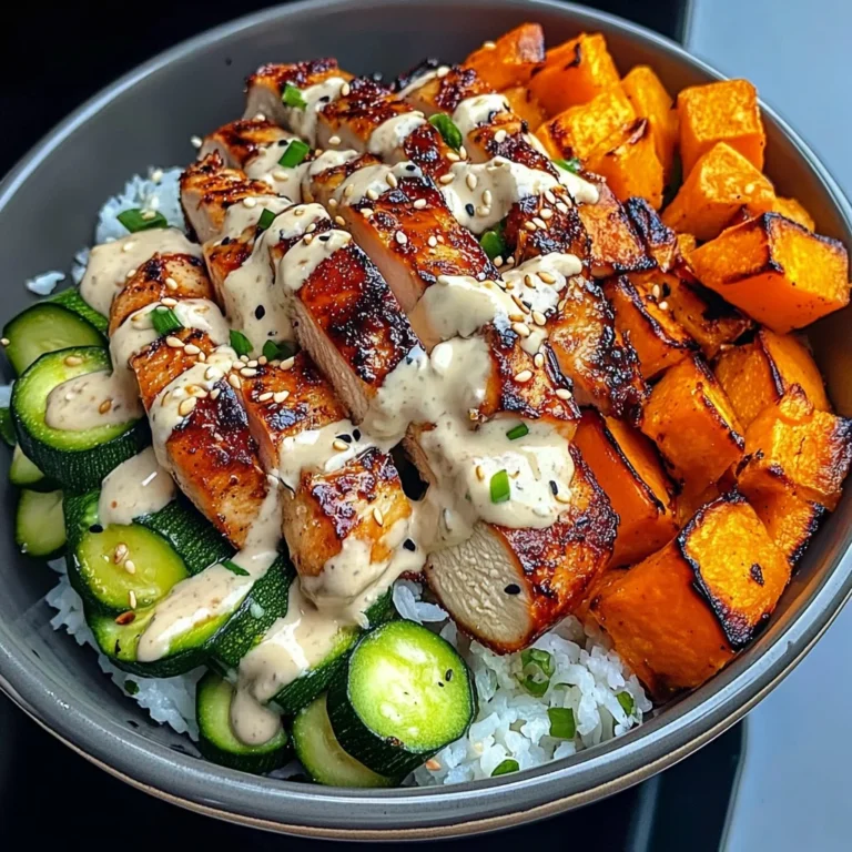 Grilled Chicken Bowl With Sweet Potatoes