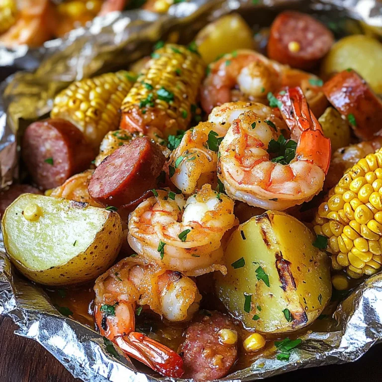 Grilled Shrimp Boil Packets