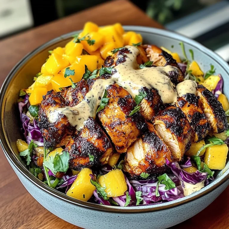 Jerk Chicken & Mango Slaw Bowls