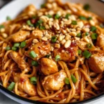 Kung Pao Chicken Noodles