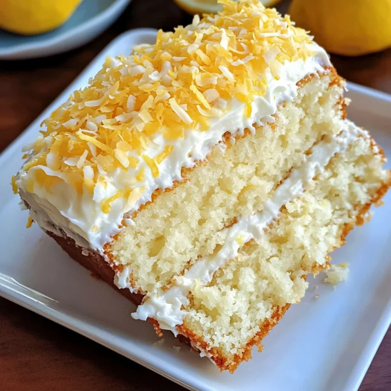 Lemon Coconut Cake