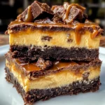 Milky Way Caramel Cheesecake Brownies