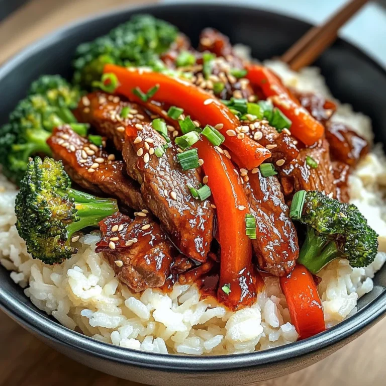 Spicy Beef And Broccoli Rice Bowls