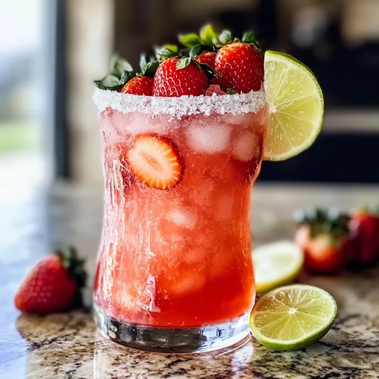 Strawberry Lemonade Margaritas