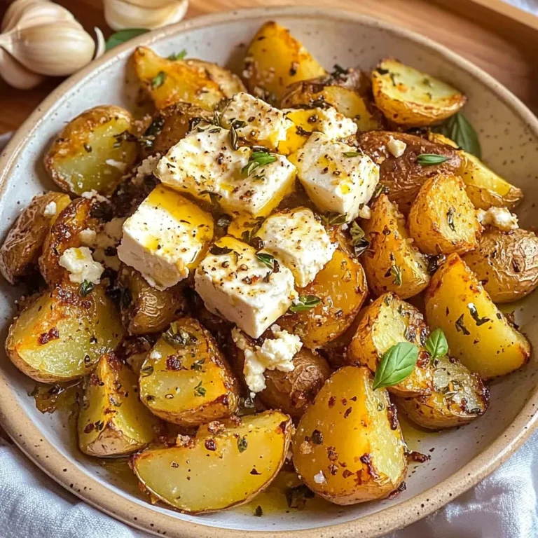 Baked Feta Potatoes