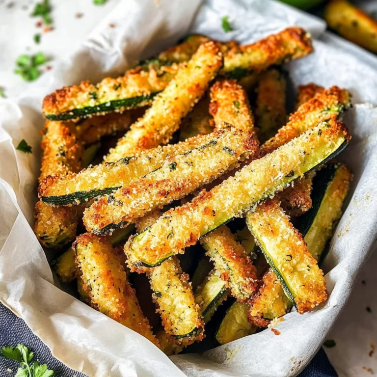 Baked Parmesan Zucchini Fries