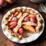 Brown Butter Strawberry Peach Pie