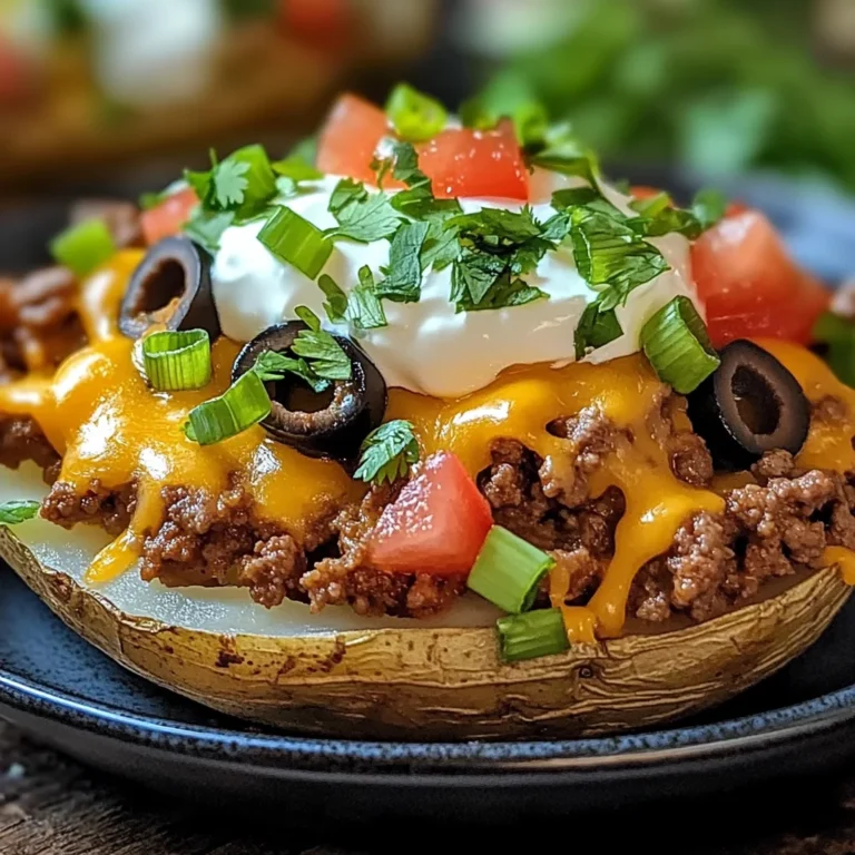 Cheesy Taco Potatoes