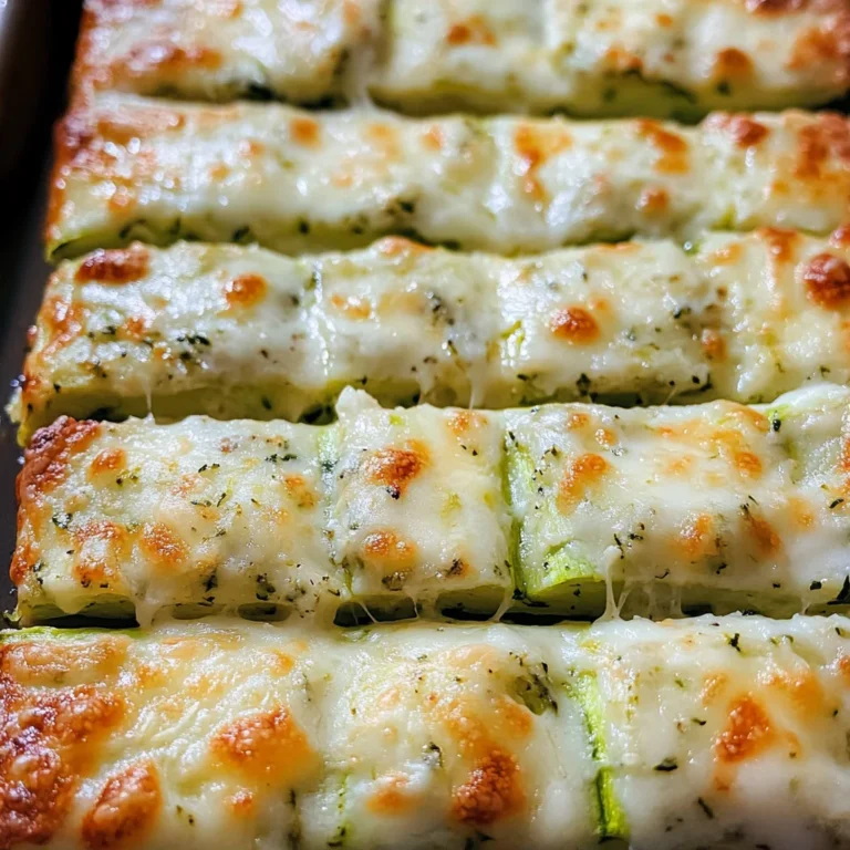 Cheesy Zucchini Breadsticks