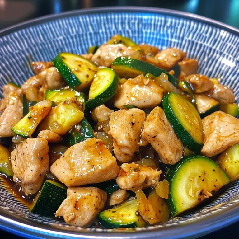 Chicken Zucchini Stir Fry