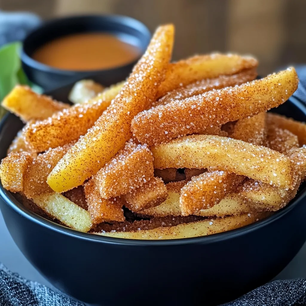Crispy Air Fryer Apple Fries