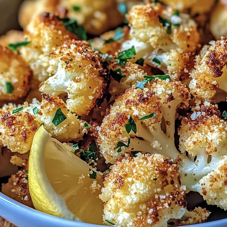 Crispy Parmesan Roasted Cauliflower Recipe