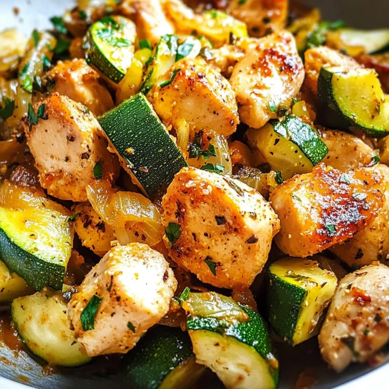 Easy Baked Chicken and Zucchini Recipe