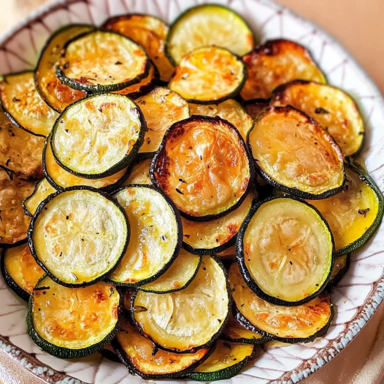 Easy Oven-Baked Zucchini Chips