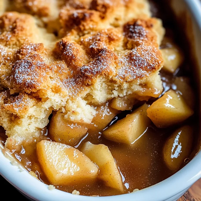 Easy Recipe for Apple Cobbler