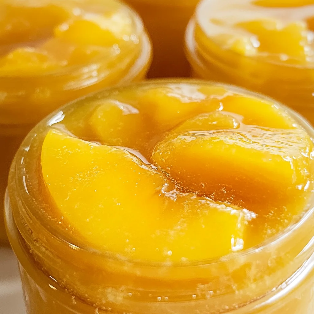 Homemade Canned Peach Pie Filling