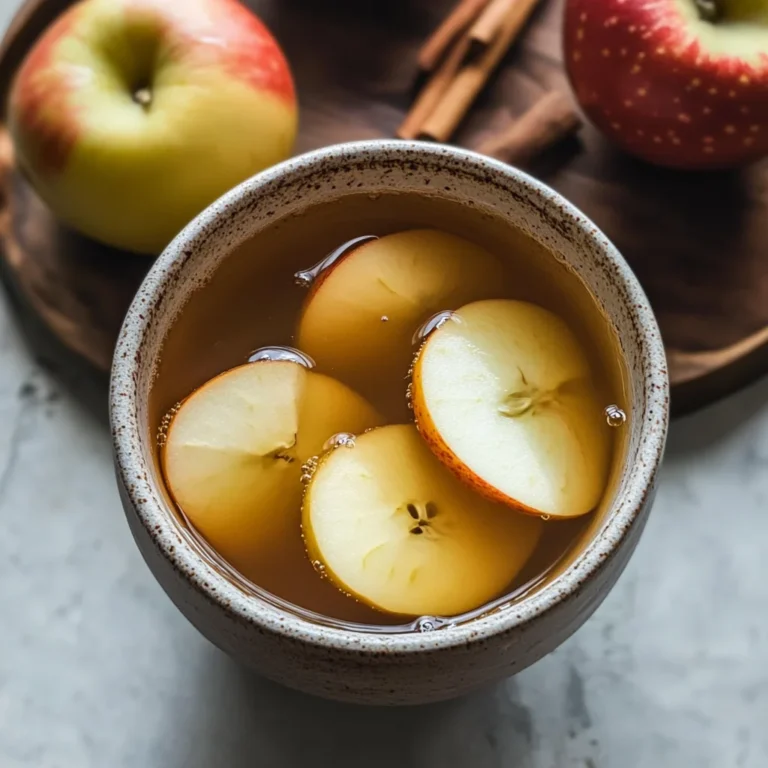 Korean Apple Tea with Ginger and Cinnamon (Saegwa Cha)