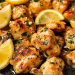 Lemon Garlic Chicken Bites