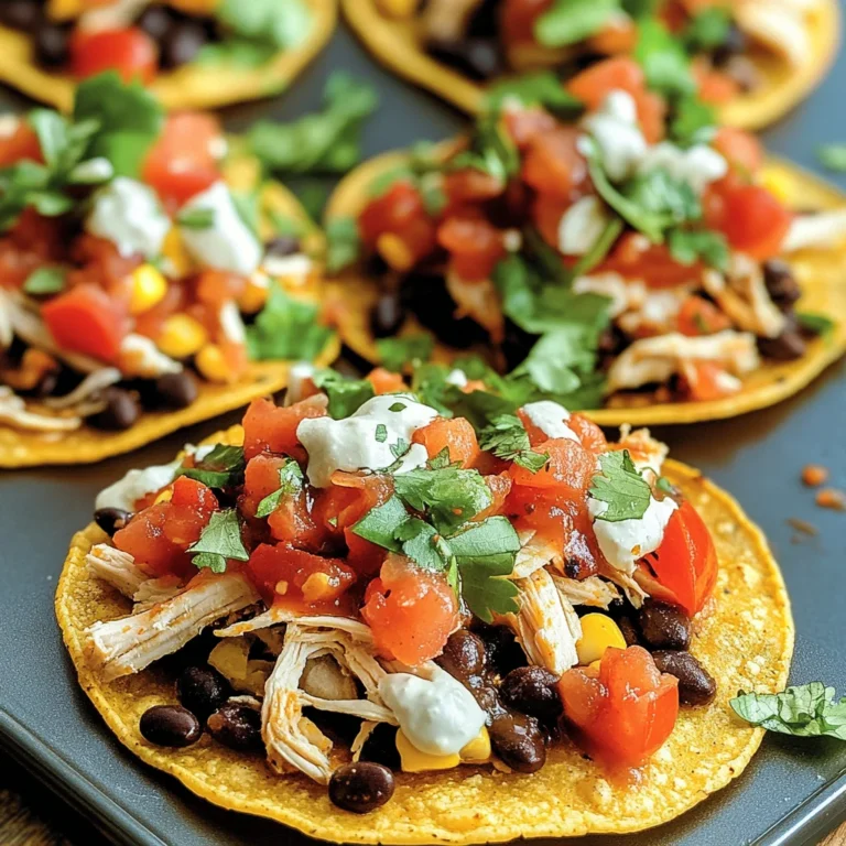 Mexican Rotisserie Chicken Tostadas