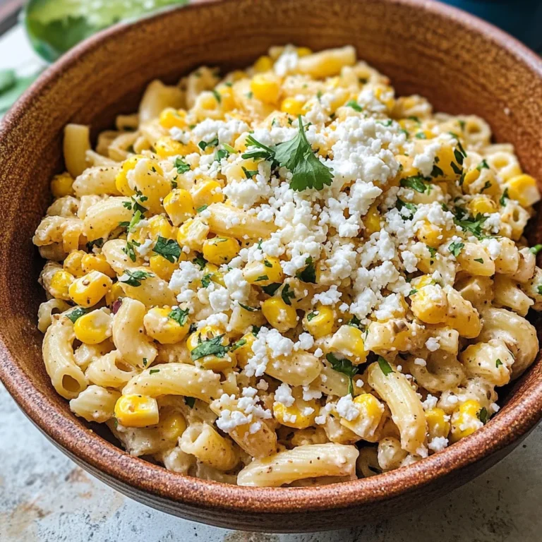 Mexican Street Corn Pasta Salad