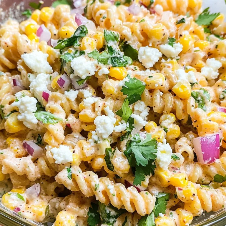 Mexican Street Corn Pasta Salad