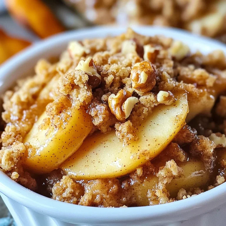 Mini Apple Walnut Crumble