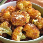 Parmesan Cauliflower Bites - Just 5 Ingredients