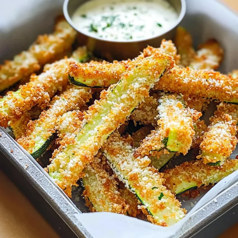 Parmesan Zucchini Fries