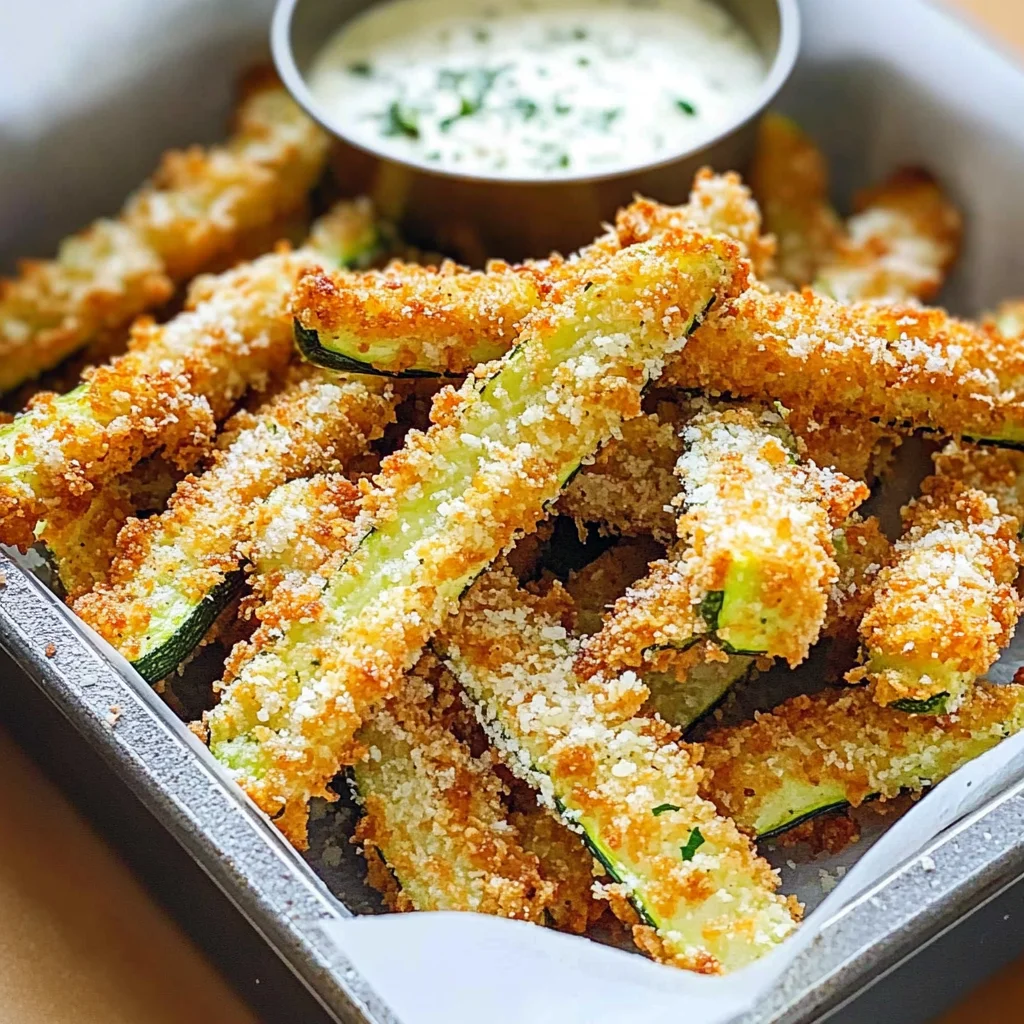 Parmesan Zucchini Fries