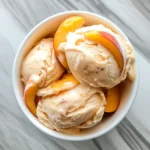 Peach Greek Frozen Yogurt