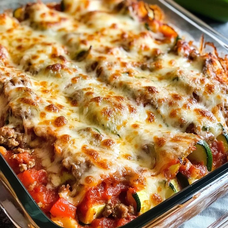 Zucchini Pizza Casserole | Low-Carb & Gluten-Free