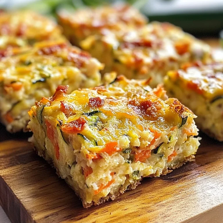 Zucchini and Turkey Bacon Slice