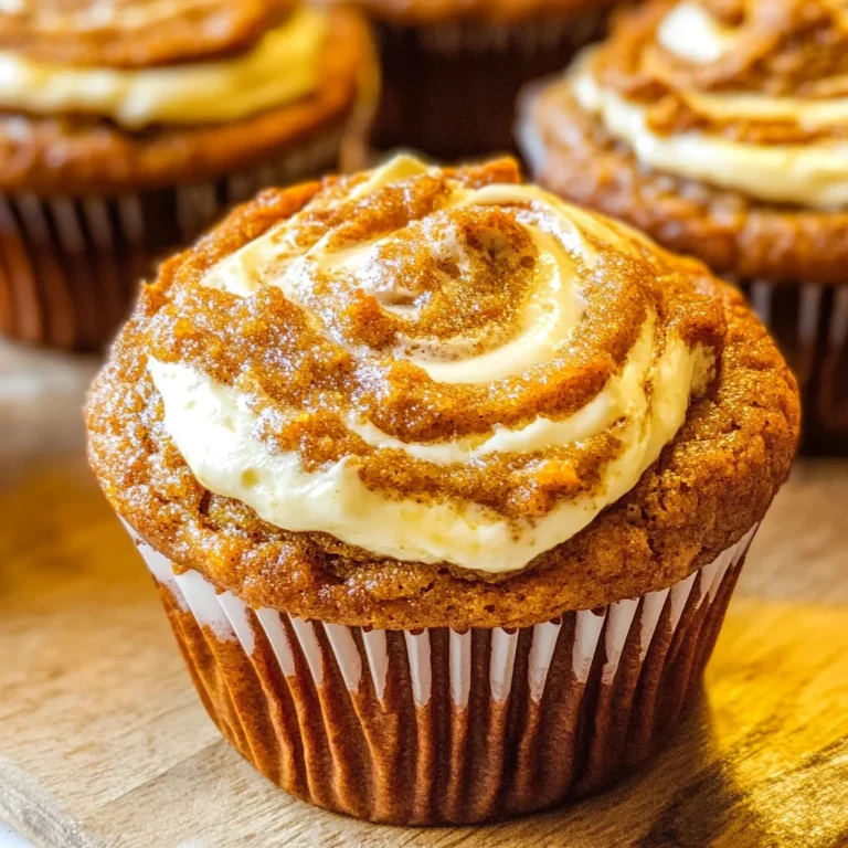 Best Swirled Pumpkin Cream Cheese Muffins