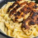 Blackened Cajun Chicken Alfredo