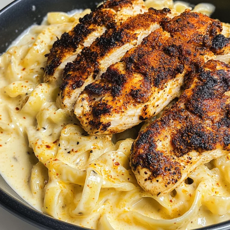 Blackened Cajun Chicken Alfredo