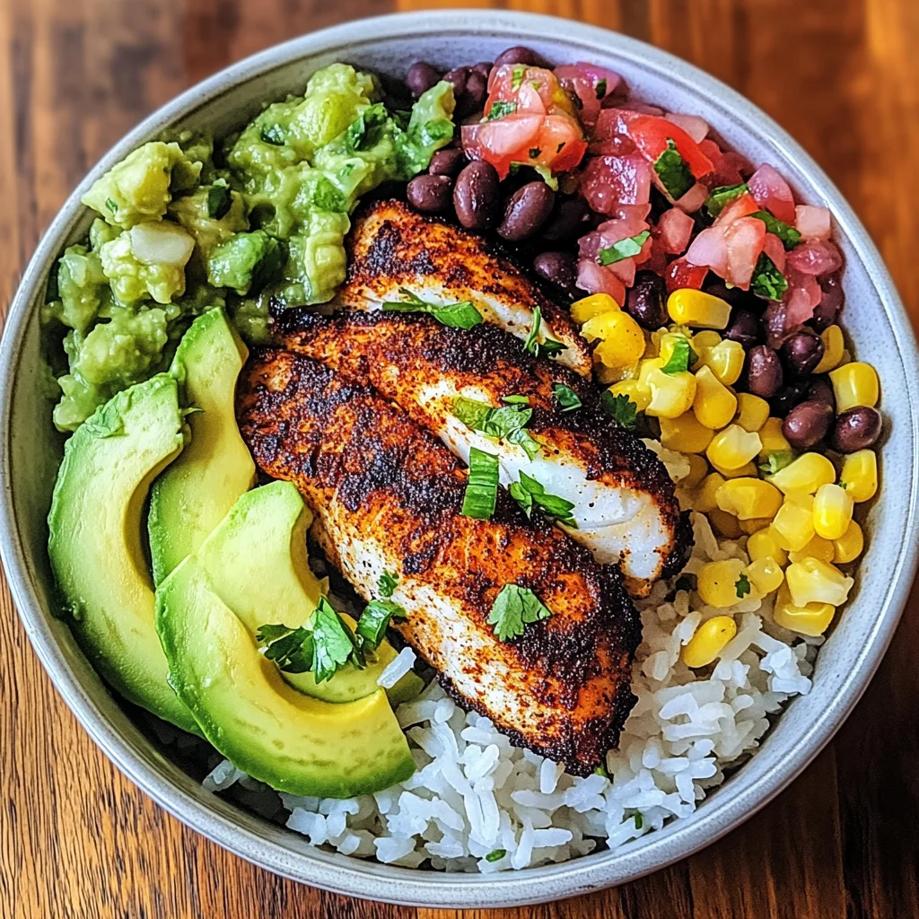 Blackened Fish Taco Bowls