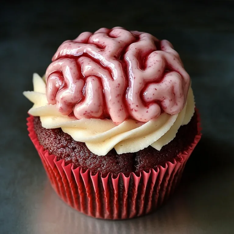 Bleeding Brain Cupcakes