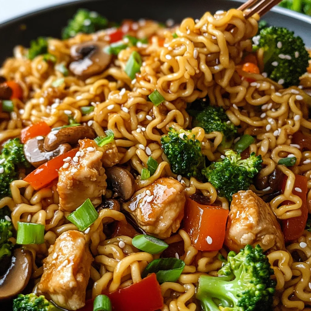 Chicken Ramen Stir Fry