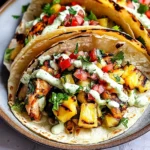 Chili Lime Chicken Tacos with Grilled Pineapple Salsa