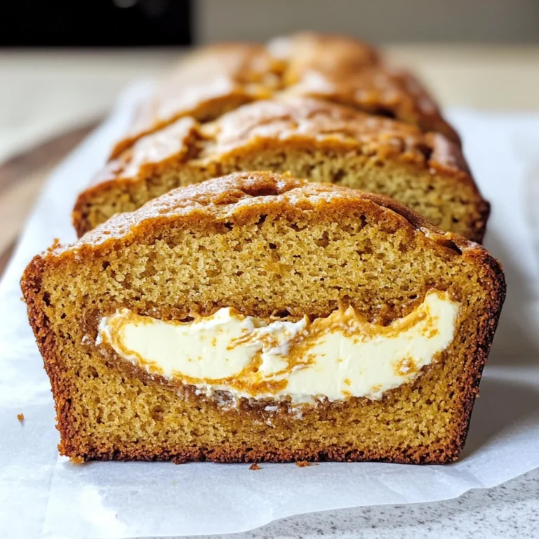 Cream Cheese-Filled Pumpkin Bread