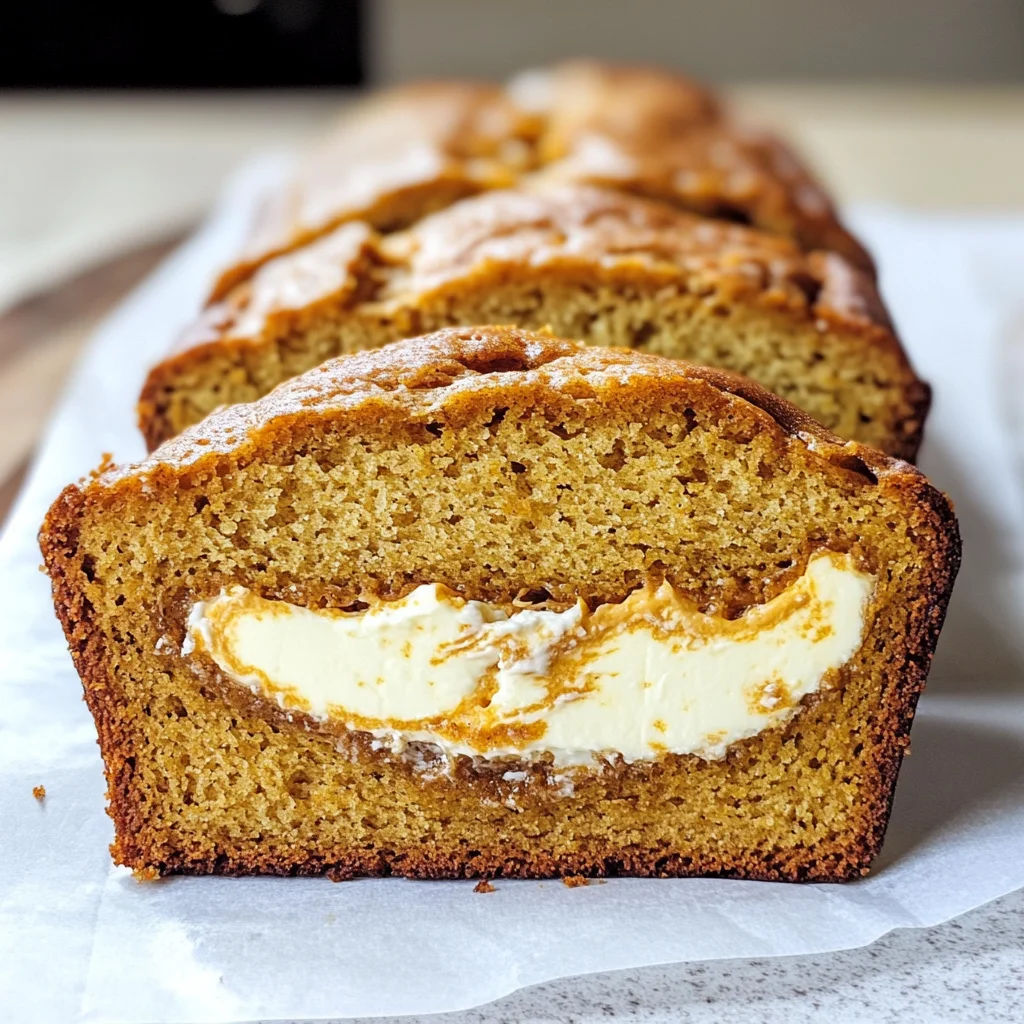 Cream Cheese-Filled Pumpkin Bread