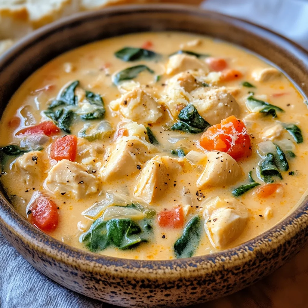 Creamy Tuscan Chicken Soup