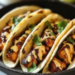 Garlic Butter Honey BBQ Chicken Tacos: Sweet, Savory & Irresistible!