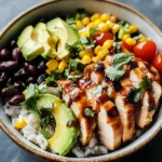Honey Chipotle Chicken Rice Bowls
